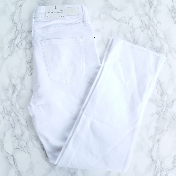 Lauren Ralph Lauren Regal Straight Leg Crop Denim - Picture 5 of 6